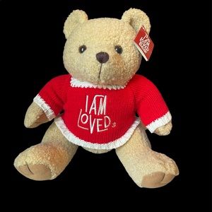 I AM LOVED Vintage Helzberg Diamonds 16 in. Bear